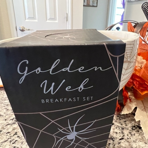 Spider and web breakfast set!! New! 2 available - Picture 4 of 4